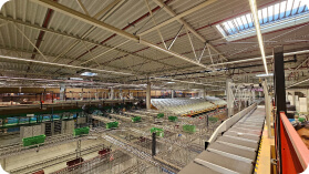 Goods sorter at ILS warehouse / Sorter towarów w magazynie ILS